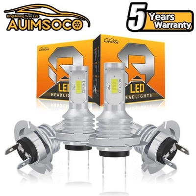 For Hyundai Sonata 1999 2000 2001 2011 4x LED Headlights High Low Bulbs Bright - Image 1 of 4