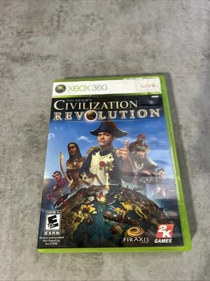 Sid Meiers Civilization Revolution Microsoft Xbox 360 Complete CIB - Tested - Image 1 of 4