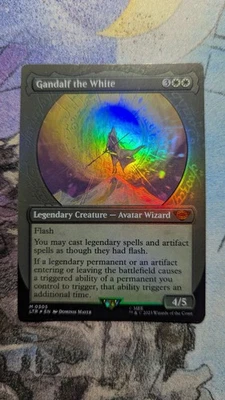 Gandalf the White Showcase Foil MTG Card English Used - Image 1 of 2