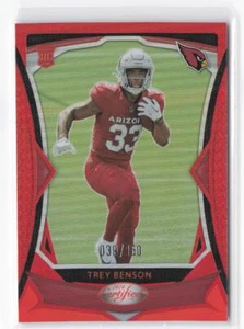 2024 Panini Certificato Trey Benson RC #151 Specchio Arancione #/150 - Foto 1 di 2