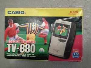 Casio TV-880 2.3" screen LCD color television NTSC BOX ONLY - Picture 1 of 7