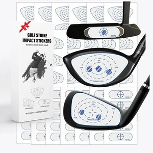 FINGER TEN Golf Club Impact Tape Stickers Labels for Driver Woods Irons Putters - Picture 1 of 8