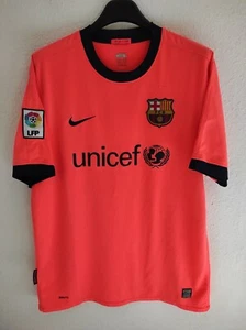 FC BARCELONA 2009-2010 Unicef away camiseta shirt trikot maillot maglia L - Picture 1 of 6