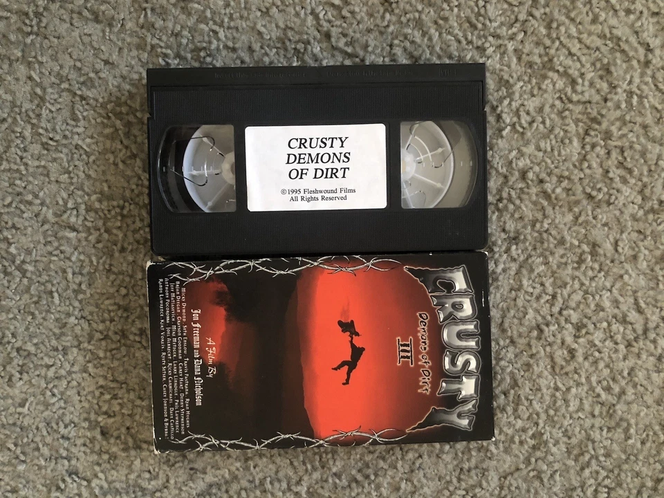 THOR Crusty Demons of the Dirt 1 VHS Motocross Stunt Video Film 1995 READ - Image 1 of 1