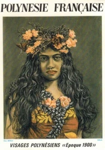 1985-Papeete-Fdc.Enveloppe 1°Jour/-Portrait"Couronne de fleurs-Polynésie-Yv.230 - Imagen 1 de 2