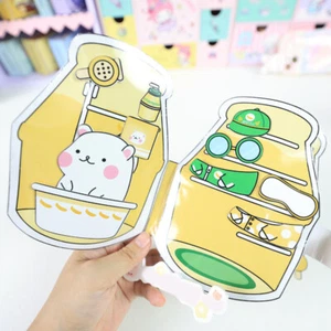 Hamster Bananenmilch Quiet Book Handgemachtes DIY Stickerbuch - Bild 1 von 5