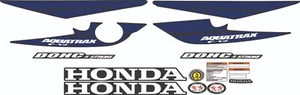 HONDA AQUATRAX F-12 2002-2007 Graphics / Decal / Sticker Kit BLUE & BLACK - Picture 1 of 2