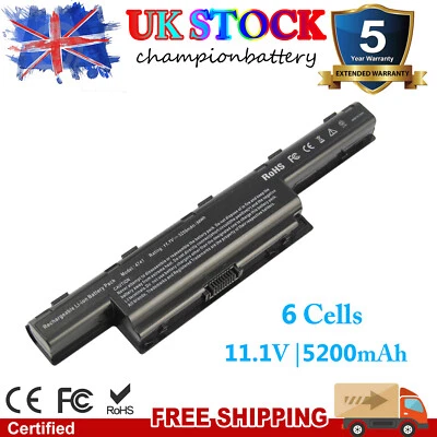 AS10D31 Battery For Acer TravelMate 7750 8472 8473 8572 8573 TM5740 TM5742 New - Image 1 of 4