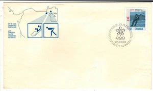 CANADÁ 1987 Muy Fina Primer Día Cubierta "Patinaje de Velocidad" - Imagen 1 de 2