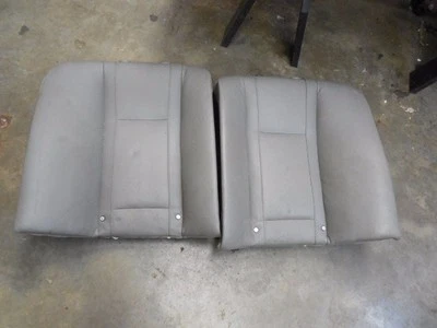 BMW 750Li Gray (2002 - 2008) E66 Left + Right Rear Seat Backs 750i 745i 745Li - Image 1 of 3