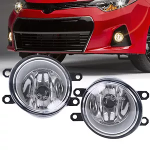 Set Clear Driving Fog Light Lamp For Toyota Camry Aurion RAV4 Yaris Kluger Lexus - Picture 1 of 9