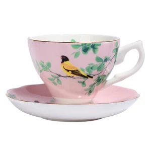 1 pc European Fashion Coffee Cup Exquisite Unique Ceramic Coffee Cup Saucer Set - Picture 1 of 25