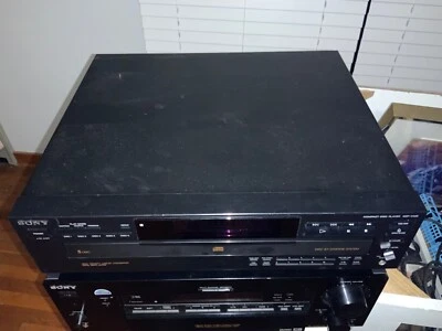 Sony CDP-C335 - 5 Disc CD Changer/Player Bundle With  and Cables - Tested - Image 1 of 2