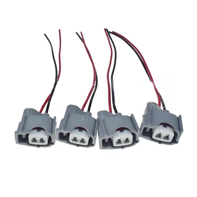 Conector de cable inyector de combustible 4 piezas para Toyota Camry Corolla Highlander RAV4 Prius Foto 1 de 4