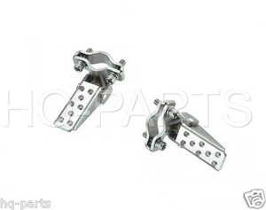 SHOW BIKE BILCYCLE FOLDABLE FOOT STEP PEGS STAND BMX MTB PAIR - Picture 1 of 2