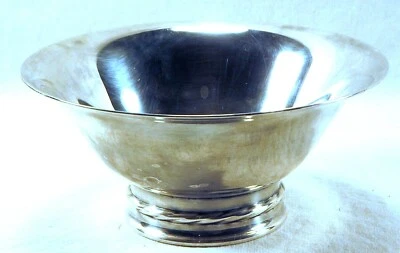 CUENCO CON PATAS VINTAGE TOALLA PLATEADA 4 1/2" Diámetro #5665  Foto 1 de 4