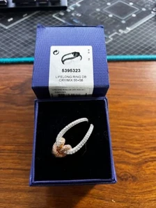 Swarovski crystal lifelong double ring size 8, 5395323 - Picture 1 of 3