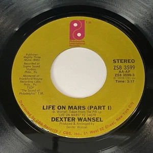 Dexter Wansel: Life On Mars (Part I) / (Part II) 45 - Soul Funk - Picture 1 of 2