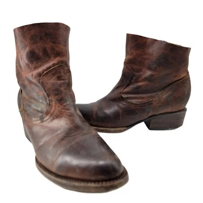 Freebird Steven Flint Cremallera Botines Cuero Marrón Envejecido Mujeres Free Bird Foto 1 de 4