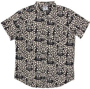 NEW Creepy Co EVIL DEAD Zipatone BUTTON-UP DRESS SHIRT S-4XL Select Sizes raimi - Picture 1 of 7