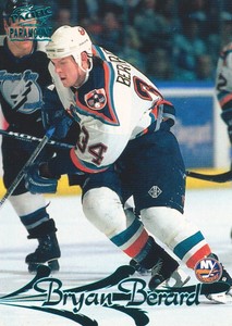 1997-98 Pacific Paramount Hockey Emerald Green #106 Bryan Berard NY Islanders