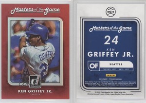 2016 Panini Donruss Masters of the Game Red /99 Ken Griffey Jr #MG-9 HOF