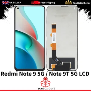 Xiaomi Redmi Note 9 5G / Note 9T 5G Repuesto Pantalla LCD Digitalizador Reino Unido - Imagen 1 de 1