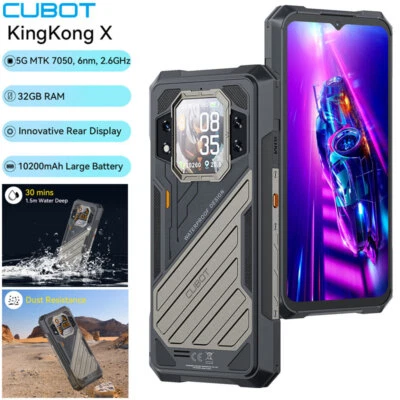 5G Cubot X Android 14 Rugged Smartphone Mobile Dual SIM Waterproof Phone Unlock - Image 1 of 4