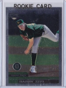 Tarjeta de novato Barry Zito Topps 2000 cromada a radiocontrol #t67 como nueva - Imagen 1 de 1