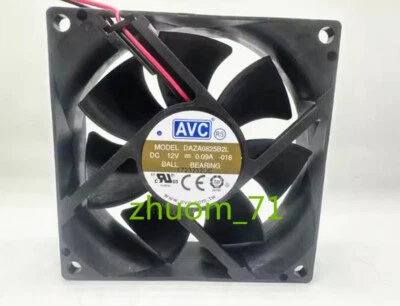1PC AVC 8025 DAZA0825B2L DC12V 0.09A 80*25MM cooling fan - Image 1 of 3