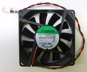 Sunon KD1208PHB1 Component Cooling Fan, 12 VDC, 2.5 W - Picture 1 of 4