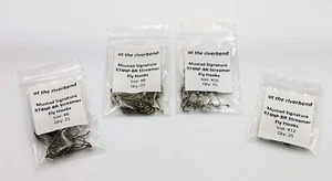 Mustad Signature R74NP-BR Streamer Fly Hooks for Fly Tying in sizes #4 to #14 - Picture 1 of 6