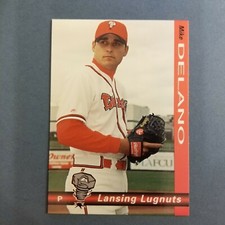 1999 Grandstand LANSING Lugnuts MIKE DELANO North Hollywood CALIFORNIA Las Vegas
