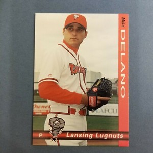 1999 Grandstand LANSING Lugnuts MIKE DELANO North Hollywood CALIFORNIA Las Vegas