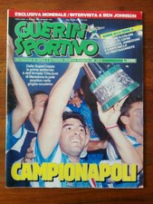 MARADONA GUERIN SPORTIVO 1990 VITTORIA SUPERCOPPA NAPOLI