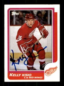 1986-87 Topps #116 Kelly Kisio AUTOGRAPHED!!! 544181