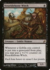 1X Knucklebone Witch - Lorwyn - NM/EX MTG CARD
