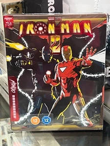 IRON MAN 2 - UK EXCLUSIVE MONDO ARTWORK (4k Ultra HD) MARVEL STUDIOS BRAND NEW! - Picture 1 of 6