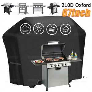 BBQ Gas Grill Cover 67 Inch Barbecue Waterproof Outdoor Heavy Duty UV Protection - Picture 1 of 13