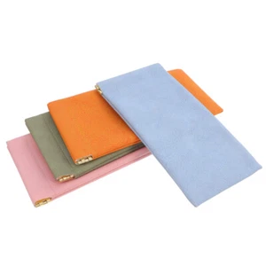 4pcs Glasses Case Leather Sunglasses Pouch Squeeze Top Soft Eyeglass Case - Picture 1 of 12