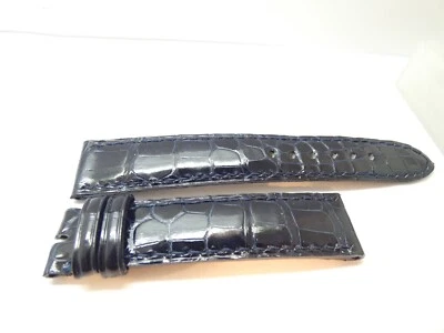 piaget Kroko strap Blue Anstoß  18mm x 16mm  Strap new - Image 1 of 4