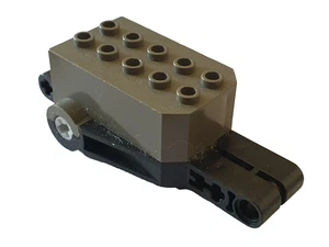 1x Lego Technic Pullback Motor 9 x 4 x 2 1/3, schwarz /dunkelgrau # 32283 - Bild 1 von 1