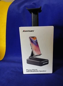 Jtemam Phone Stand with Bluetooth Speaker, Black Model Free Your Hands - Photo 1 sur 4