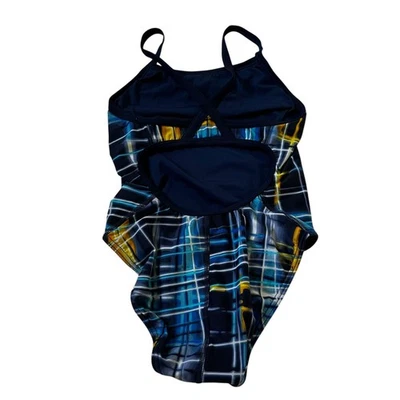 Traje de baño Speedo azul Power Flex ecológico niñas jóvenes de una pieza niña talla 12/28 | 54-9 Foto 1 de 4