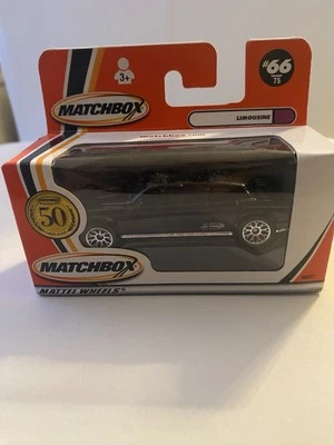 Matchbox Limousine in Black in Box # 66 - Image 1 of 4