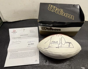 NFL WILSON FÚTBOL TONY DUNGY AUTÓGRAFO CON CERTIFICADO DE AUTENTICIDAD (F30) - Imagen 1 de 6