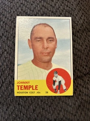 1963 Topps - High # Vintage Baseball Card Johnny Temple #576 - Image 1 of 4