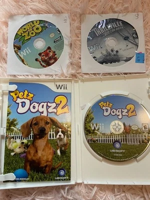 Bundle Of 3: Petz: Dogz 2 (Nintendo Wii, 2007) World Of Zoo, Thrillville - Image 1 of 4