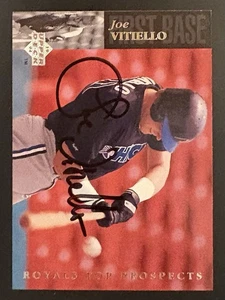 JOE VITIELLO 1993 UPPER DECK TOP PROSPECTS #44 Authentic Auto - Picture 1 of 2