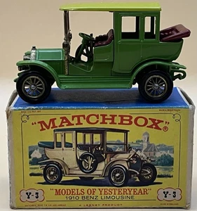 Matchbox Y3 1910 Benz Limusina - Verde - Modelos de antaño - Imagen 1 de 6